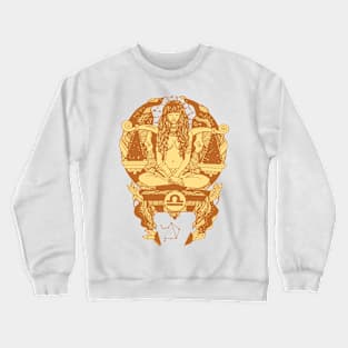 Terracotta Libra Beauty Crewneck Sweatshirt